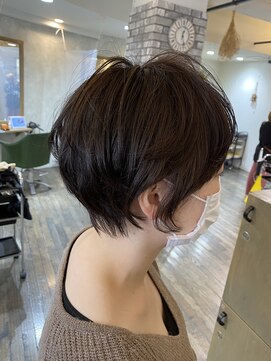 ヘアスペースブルーム エボリューション 庄内店(HAIR SPACE BLOOM evolution) マニッシュショート　丸みショート　ハンサムショート