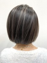 アンジェリカラボ 梅田店(ANGELICA LABO)&nbsp;【ANGELICA 後藤】ミニボブ☆グレージュハイライト
