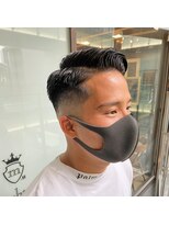 マイティ バイ エイチ(mighty by H)&nbsp;フェードカット×サイドパート