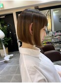 20代30代40代/シルエットが可愛いストレートボブ!