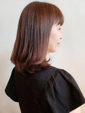 トップヘアー ガーデンヴィラ 安城(Garden Villa) ゆるワンカールパーマロング/ニュアンスカラー