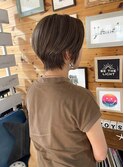 レイヤーショートボブ&ハイライトグレージュ☆