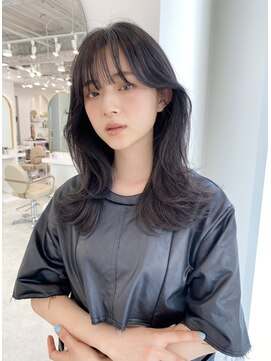 レミエ ダイカンヤマ(lemiie) 代官山 lemiie☆くびれヘア☆レイヤーカット☆ブルーブラック