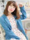 ベビーバング暖色系カラーくせ毛風ストカールc5上尾20代30代40代