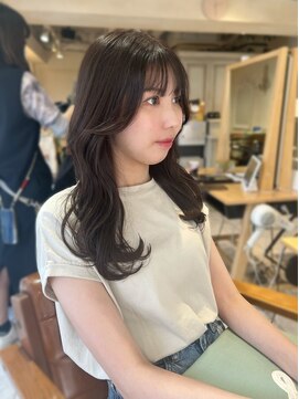 ラボヌールヘアーリアン 川越店(La Bonheur hair Lien) ダークグレージュ/艶ロング