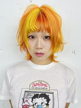 レコ 渋谷(LECO) オレンジ×イエロー×ウルフ