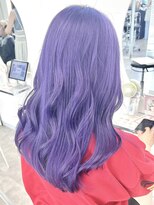 フウ(fuh)&nbsp;パープル/ラベンダー/ブリーチ/ブリーチカラー/ハイトーン/ボブ