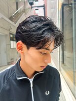 ガーデン 銀座(GARDEN)&nbsp;艶センターパートニュアンスパーマダークアッシュ韓国マッシュ