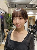 【ADORE横浜】耳掛けまるっとショートボブ♪