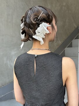 ビビト(bibito) bibito ヘアアレンジ ヘアセット ボブアレンジ ウェーブ