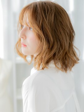 モッズヘア 越谷(mod's hair) ゆるふわエアリーミディアム細めハイライトa越谷20代30代40代