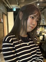 メイカ(MEIKA)&nbsp;【ミディアムロング × 透明感カラー ×  グレージュ】浅野美紀