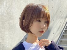 エリマ 調布(elima)の雰囲気（大人女性に人気のショートボブ×ベージュカラー*[調布/ブリーチ]）