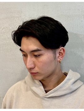 リアス ヘアデザイン(rias) ニュアンスパーマ/センターパート/高校生/大学生/10代/20代