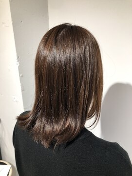 ヘアーポケット 恵比寿(hair pocket) 艶髪ベージュヘア/髪質改善/透明感カラー/小顔カット/30代/40代