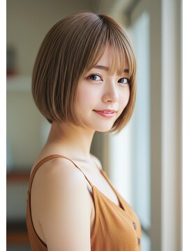 ペイジバイネオリーブ 吉祥寺店(Paige by Neolive) 吉祥寺/ホワイトグレージュ/ボブ/デジタルパーマ/ミニウルフ