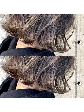 ウィールール 札幌店(WE RULE) ダメージレスカラーハイライト × ミディアムヘア