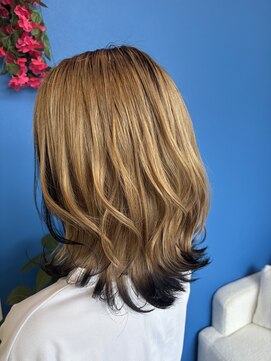 フィリア 稲毛(Philia) 外ハネスタイル×エンドカラー♪