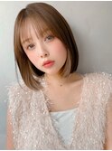 アプリコットオレンジセミディうるツヤくびれヘア#401f0628