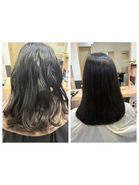 スープル(SOUPLE.) 【髪質改善x縮毛矯正】SILKストレート