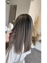 ヌル いわき(neul)&nbsp;neul/いわき/ダブルカラー/バレイヤージュ/ハイトーン/エクステ