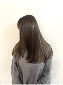 黒髪/クラゲヘアー/オリーブグレー/小顔/ココアベージュd8