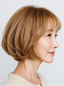 ビフィーノ リルネ(Bifino Rilune) クラゲヘアー/小顔/ココアベージュ/オリーブグレー/川西