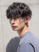 ルーシー 渋谷(LUCEY) シャドウパーマフェザーパーマメンズカットメンズパーマウルフ