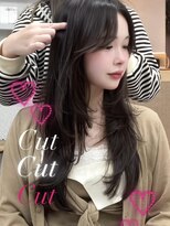 天神美容室&nbsp;レイヤーカット/福岡韓国美容室/似合わせカット 