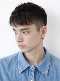 メンズヘアソフトモヒカン短髪刈り上げショート/メイキー本厚木