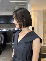 フォト 新宿三丁目(foto) 顎ライン切りっぱなしボブ