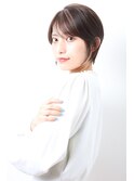 40代50代60代の大人ボブ/白髪ぼかしハイライト/堀江/北堀江