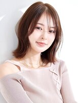 La fith hair link 瓢箪山店【ラフィス ヘアー リンク】【8月29日OPEN（予定）】&nbsp;【La fith】ふんわりくびれボブ×オリーブベージュ