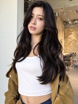 シティ オモテサンドウ(CITY omotesando) かきあげロング×毛流れロングレイヤーカット フェイスレイヤー