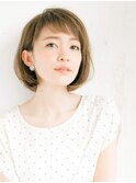 ショートバングがおすすめカールボブ☆
