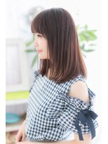 ミック ヘアアンドビューティー 大山店(miq  Hair&Beauty)&nbsp;好感度大のラブストレートセミディ