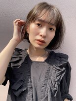 ブランド(BLANDO)&nbsp;ボブパーマ　小顔パーマ　大人スタイル　スロウカラー