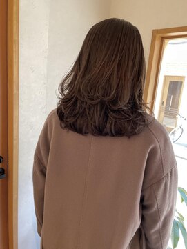 ニア 清澄白河(nir) 〈清澄白河 半個室〉レイヤーミディ/ラベンダーベージュ