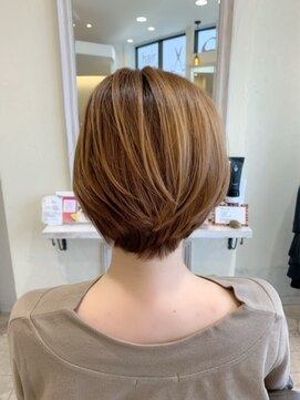 ヘアメイクソエル(hair make Soel) 前下がり丸みショート