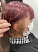 【REJOICE hair】ベリーピンク×インナーカラー☆