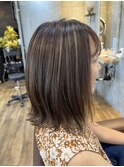 ショートボブ×シルキーベージュ【LODAT横浜】