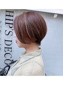 ハイライト＆刈りあげショートボブ☆20,30,40代にオススメ