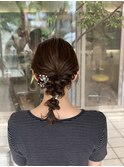 秋のお呼ばれヘアー
