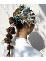 ファーチ(Fir-chi)&nbsp;編み下ろしヘアアレンジ