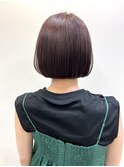 ［LAGUNAラグナ渋谷　KA2］ミニボブ×透けピンクブラウン