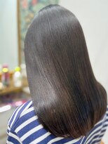 リケア 岸和田店(RECARE)&nbsp;くすみブラウンの暗髪ストレート