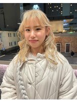 スニュウ(snuw)&nbsp;【snuw mina】抜きっぱなしブロンド/金髪/ブリーチ