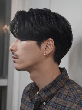 レタッチバイフィフス(RETOUCH by fifth) センターパートカルマヘアニュアンスパーマ韓国シャドウパーマ