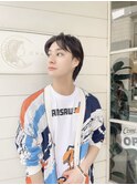 高崎翔太くん前髪2wayウルフショートメンズカット髪型スタイル