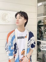 アミュレ(Amule)&nbsp;高崎翔太くん前髪2wayウルフショートメンズカット髪型スタイル